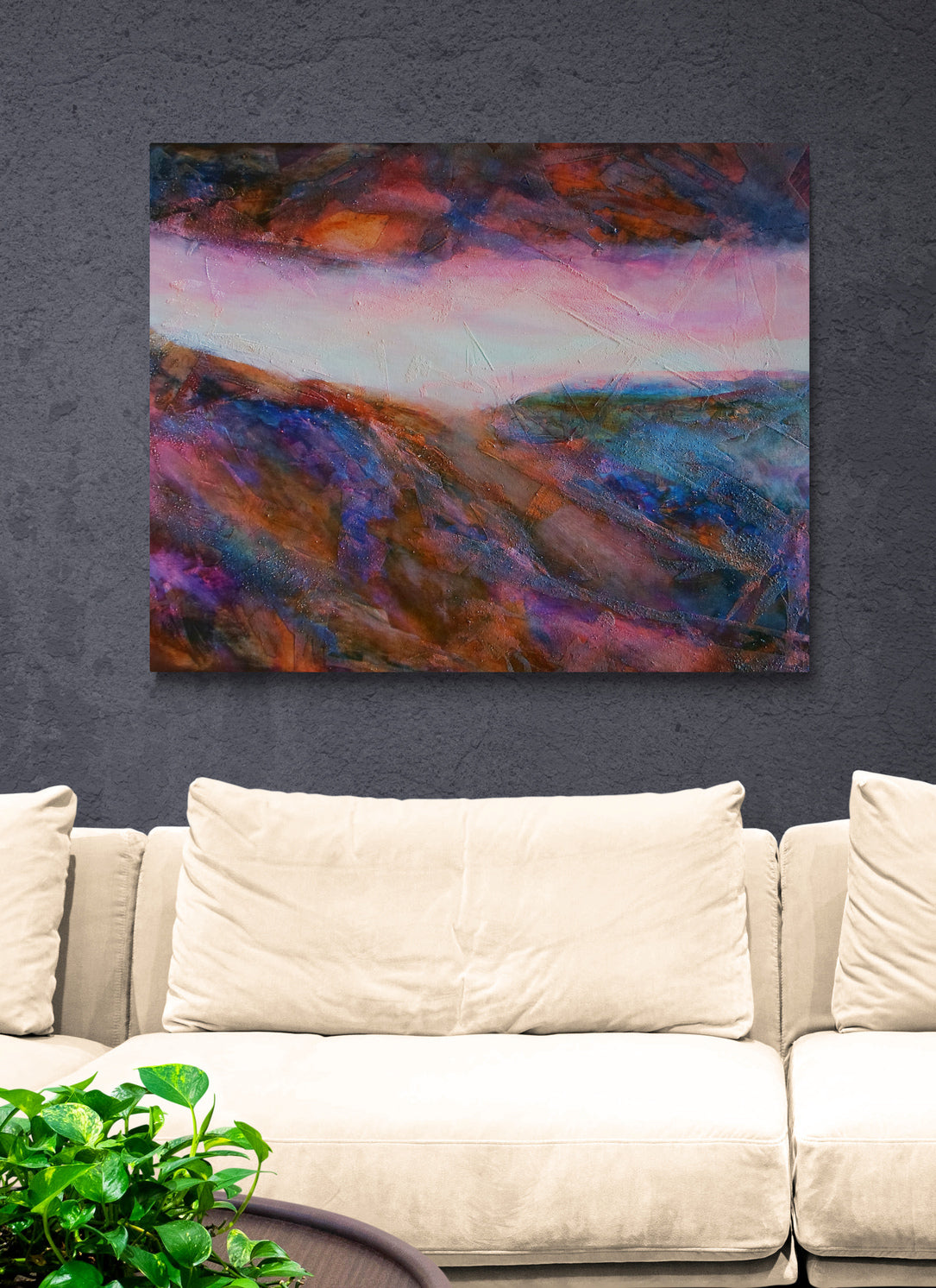 Storm Clouds Over Moorland